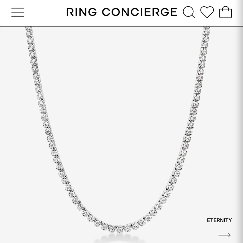 Ring Concierge Diamond Eternity Necklace